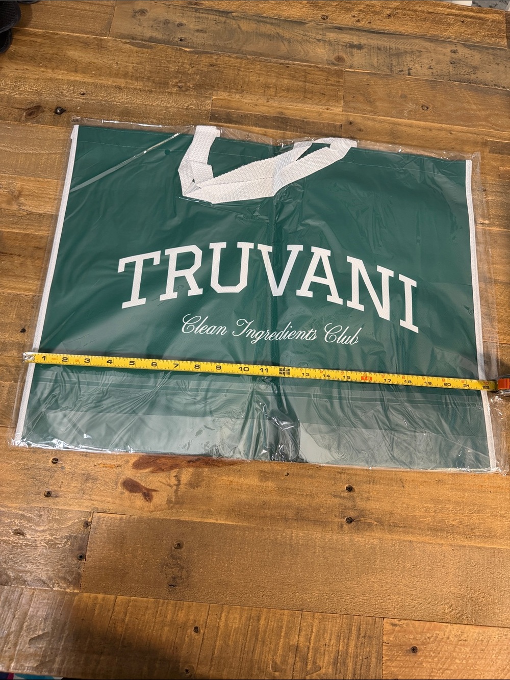 TRUVANI Green reusable bag NEW